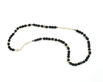 Handcrafted 925 Sterling Silver Necklace with Agate