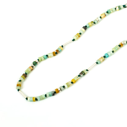 Handcrafted 925 Sterling Silver Necklace with Amazonite