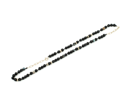 Handcrafted 925 Sterling Silver Necklace with Agate